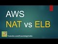 AWS - Differences between NAT and ELB - Comparison | IMPORTANT