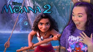 This is...beautiful 😭 Moana 2 TEASER TRAILER REACTION