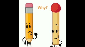Pencil and Match (again)  #pencil #match #bfdi #bfb #tpot #bfdia  #idfb