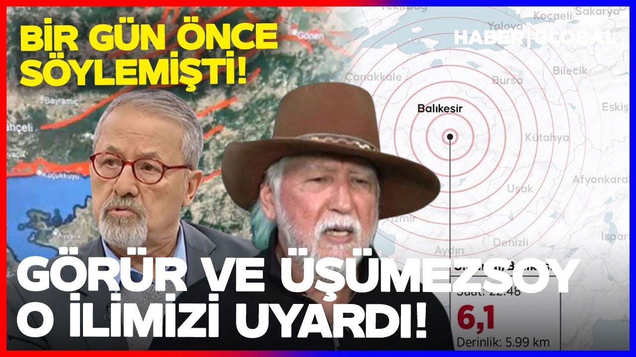 Naci Görür Dün Uyarmıştı, Üşümezsoy İstanbul'dan Daha Tehlikeli Demişti! İki Uzmandan Deprem Tahmini