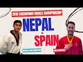 Nepal vs Spain | Nischal Shrestha Vs Raul Martinez | 2019 Taekwondo World Championship, Manchester