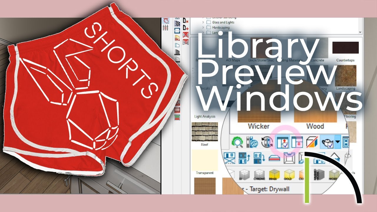 CA SHORTS-Minimize The Library Preview Window in Chief Architect - YouTube