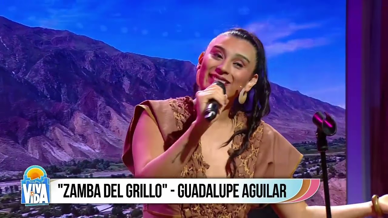 Zamba del Grillo - Guadalupe Aguilar en VIVA LA VIDA TV - Unife 