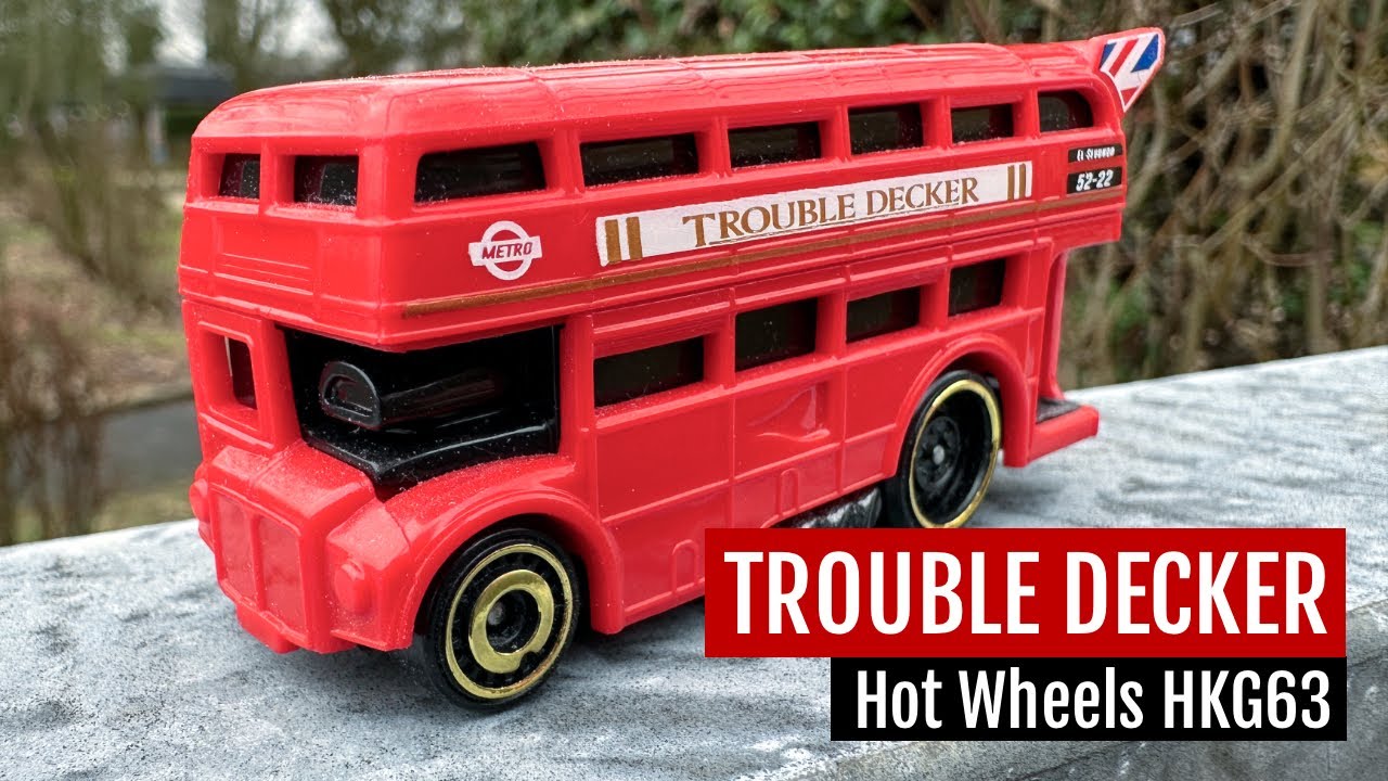 未開封　Hot Wheels Double Deck Bus バス ダイキャスト 未開封 Hot Wheels Double Deck Bus バス ダイキャスト Hot