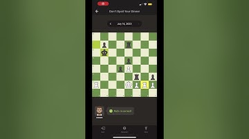 Daily puzzle on chess.com #chess #daily #puzzle #chesspuzzle