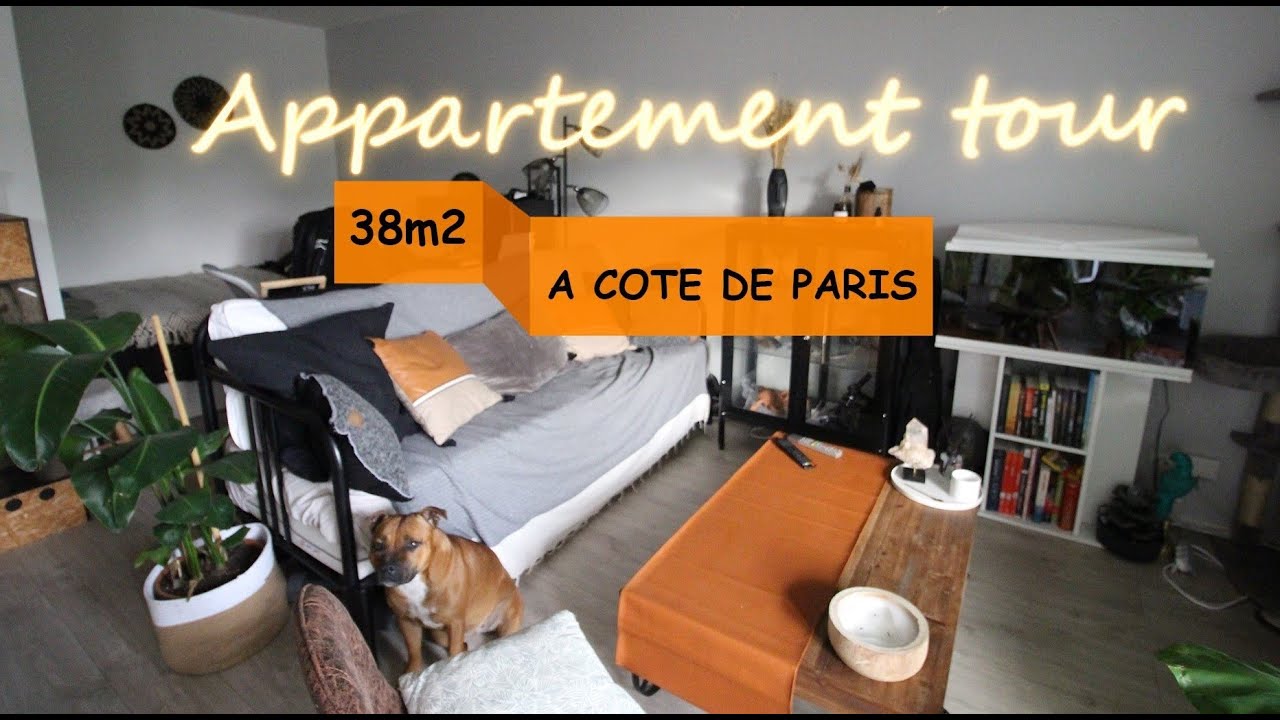 MON APPARTEMENT TOUR / 38m2 à côté de Paris