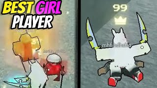 BEST GIRL PLAYER GETS A KILL STREAK WORLD RECORD