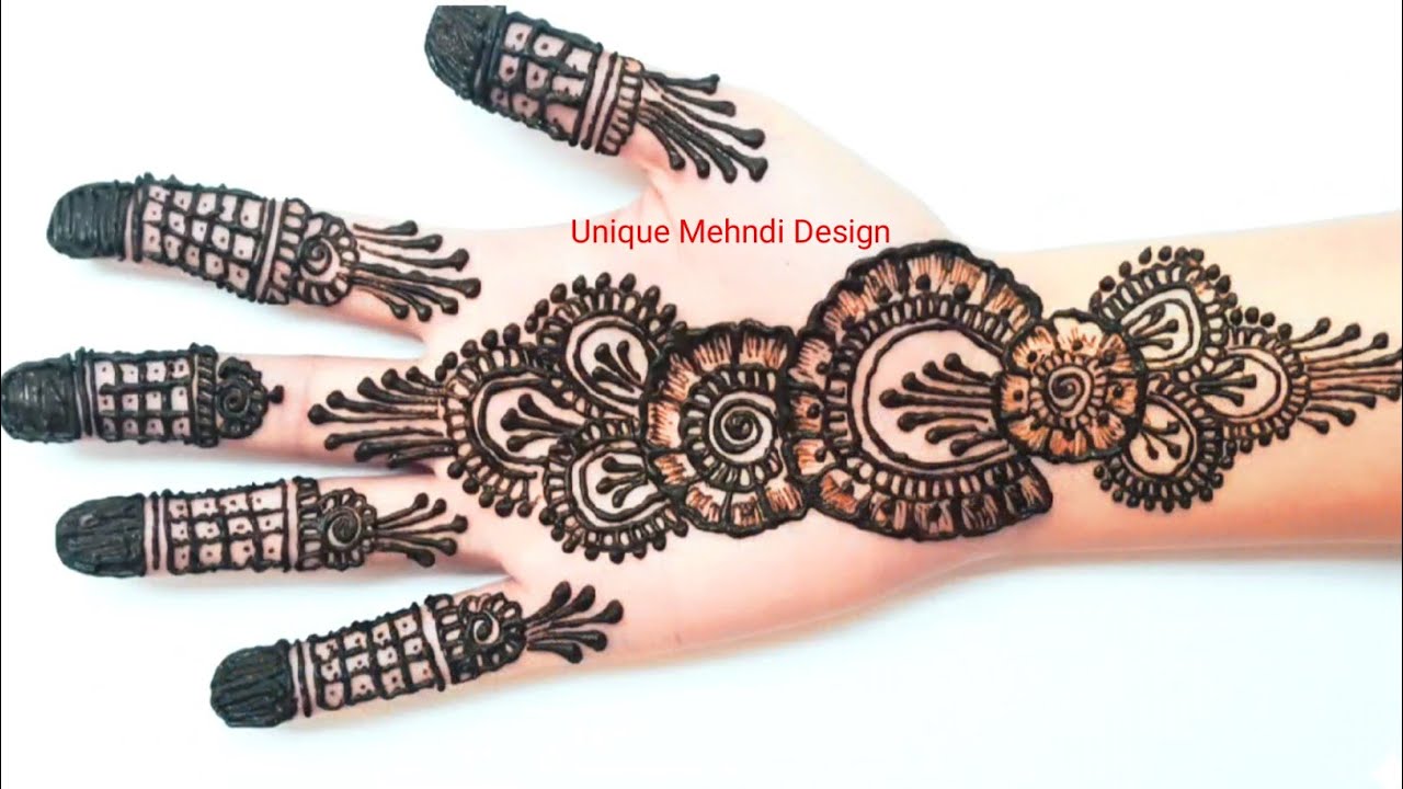 Latest Unique Mehndi Design 2026 | Easy Mandala Style Mehndi Sabse Alag aur Sundar Mehndi Design ||