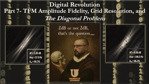 TFM Amplitude Fidelity, Grid Resolution, and The Diagonal Problem