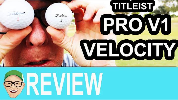 Titleist Pro V1 Titleist Velocity Ball Test