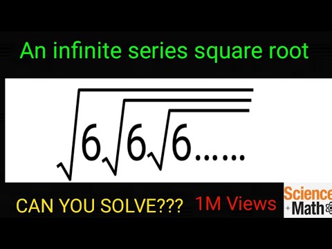 How To Solve Square Root Of Infinite Series. Easy trick to solve infinite square root radical sum.