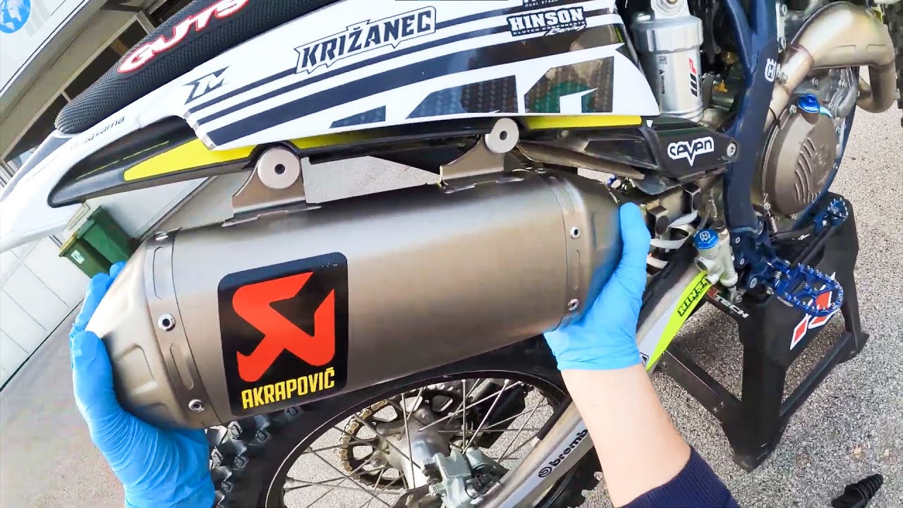 akrapovic pit bike