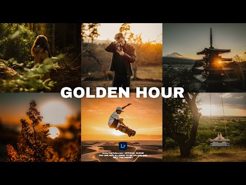 How To Edit Golden Hour Photography | Golden Hour Preset | Sunset Preset | Lightroom Free Presets