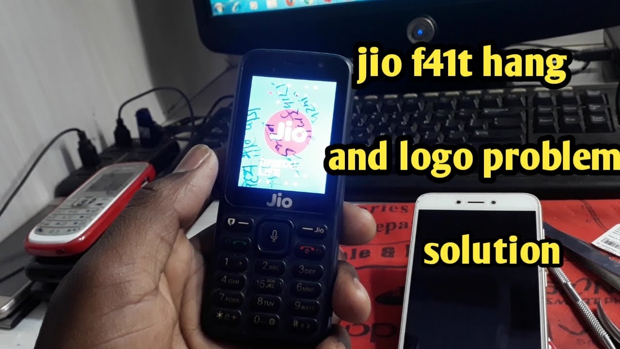 Jio f41t hang and logo problem solution