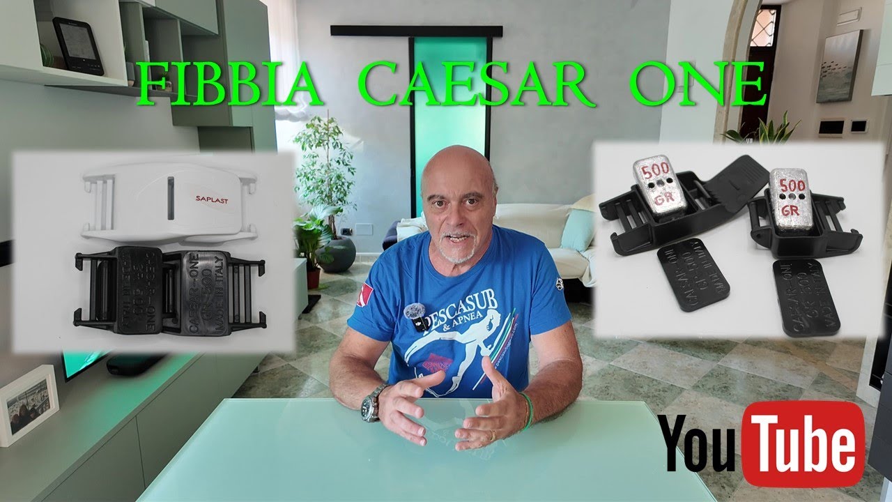 pescasub | FIBBIA SAPLAST Caesar One con cintura elastica - PROVATA in MARE