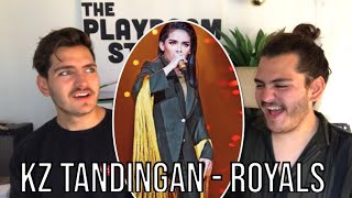 Twin Musicians REACT - KZ Tandingan ROYALS (The Singer 2018)