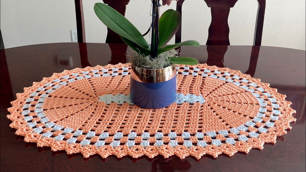 Centro de mesa a crochet paso a paso 🧶