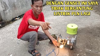 Dengan Genset ini,Saya tidak bergantung pada Listrik PLN lagi