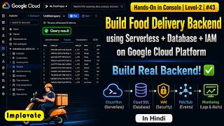 43 | Capstone Project | Build Food Delivery Backend using Serverless + Database + IAM | GCP Level-2