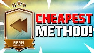 FLASHBACK PLAYER SBC CHEAPEST METHOD & COMPLETED FIFA 19 ULTIMATE TEAM