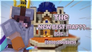 The BEST BEDWARS MAP In Solo/Doubles (solo bedwars commentary)