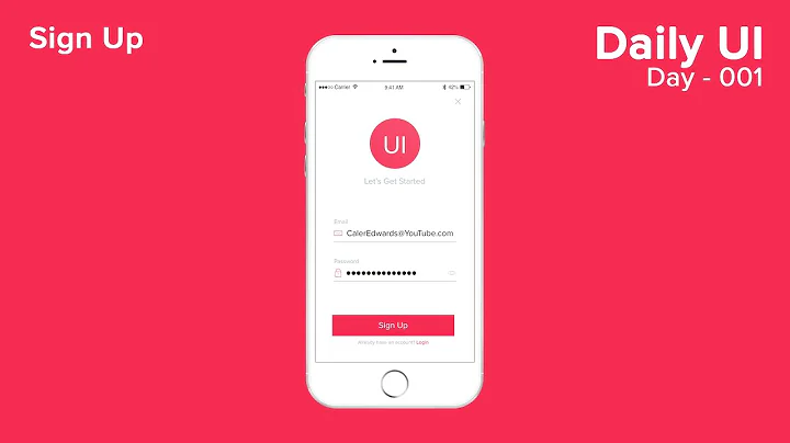 Daily UI - Day 001 - Sign Up - DayDayNews