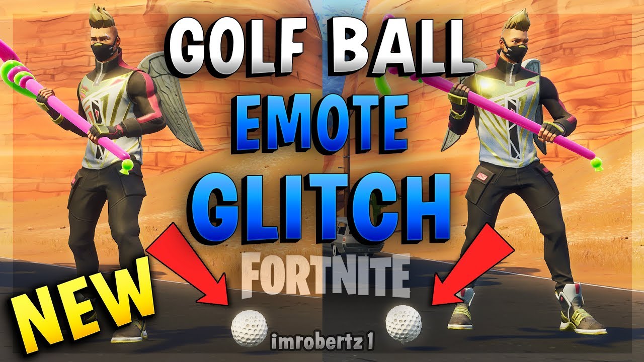 Fortnite Golf Ball Emote Bug! Walk with Ball Glitch YouTube