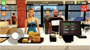 burger restaurant simulator 3d gameplay walkthrough android} part 2