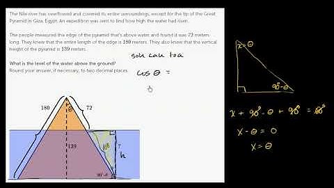 9. Có bao nhiêu kim tự tháp bị ngập nước? | Lượng giác cơ bản | Lượng giác | Khan Academy