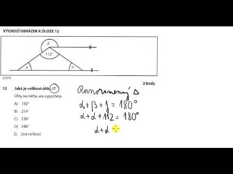 Jak určit velikost úhlů v trojúhelníku? Součet úhlů v trojúhelníku, střídavé úhly. Přijímací zkoušky