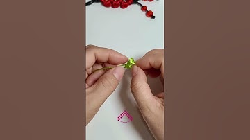 Learn in 3 Seconds! Super Easy Pearl Knotting Technique #diy #knot #handmade