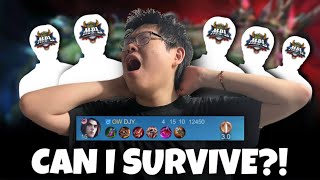 Can I Survive VS 5 MPL PH Pro Players?! 💀 (Ocean White vs MPL PH) screenshot 5