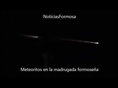 Meteorito en la noche de Formosa