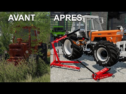 Restauration d'un tracteur laissé à l'abandon pendant 85 ans (Premier démarrage)