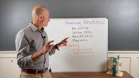 Preventing Nosebleeds