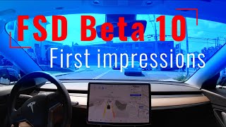 Tesla FSD Beta V10 - Initial Impressions!