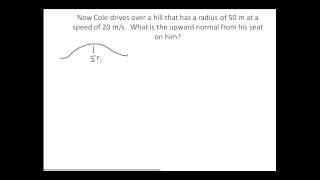 Centripetal force problems with a car