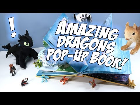 How to Train Your Dragon Pop-Up Book and Mystery Minis Toys