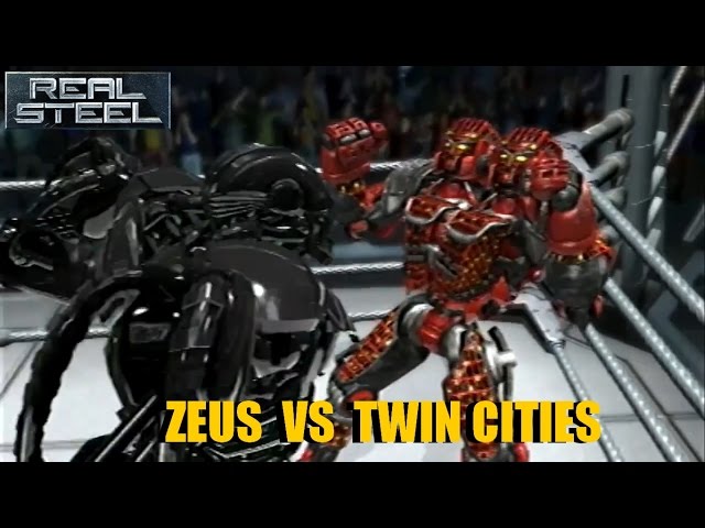 REAL STEEL - ATOM VS. TWIN CITIES - Gigantes de aço - Luta da Liga 