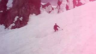 Skiing the pearly gates to Hogs Back Mt Hood