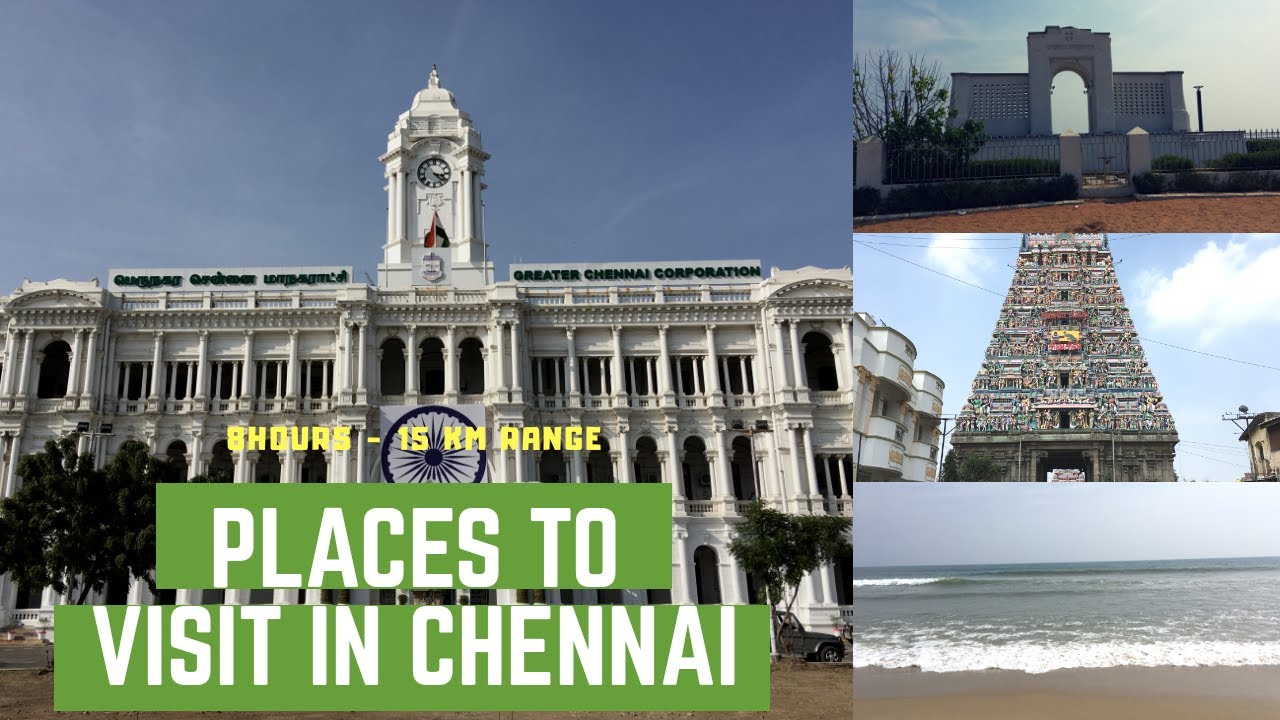 Top 10 Places to Visit in Chennai City | 8 hours | 15 KM Range