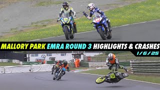 Mallory Park Crasheshighlights, Emra Round 3, 1625