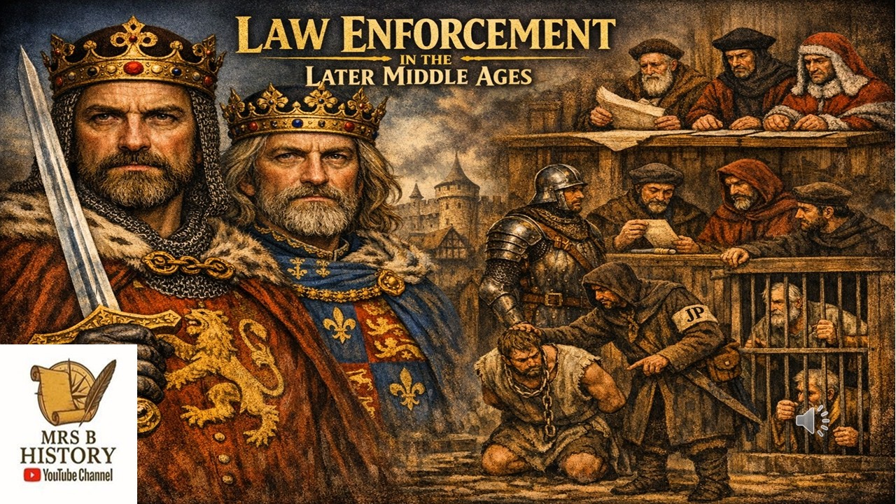 Law Enforcement in the Later Middle Ages Poem Crime and Punishment GCSE ...