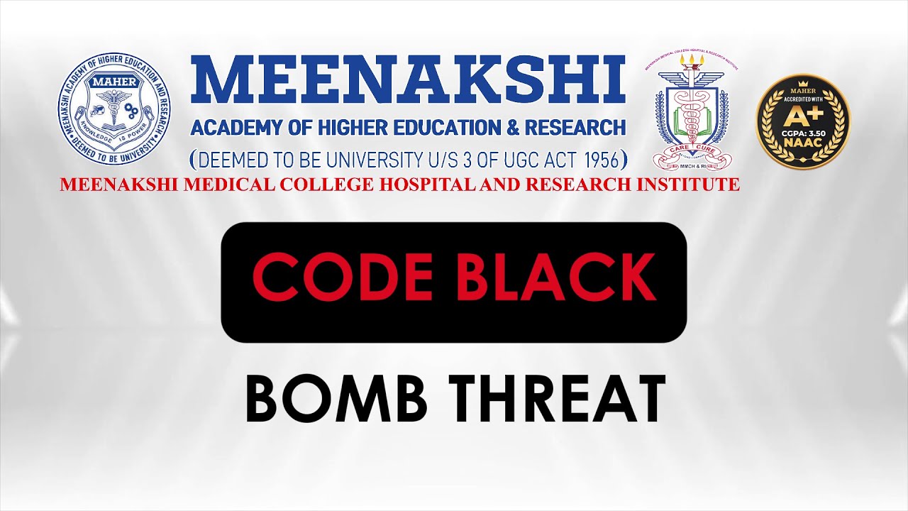 Учения Code Black 2025 || Медицинский колледж, больница и научно-исследовательский институт Минак...