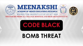 Details Code black mock drill 2025 || Meenakshi Medical College Hospital and Research Institute Kanchipuram News