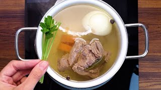 ЭТО ВАЖНО!!! КАК ПРАВИЛЬНО ОТВАРИТЬ ГОВЯДИНУ. IT IS IMPORTANT! HOW CORRECTLY BOIL BEEF