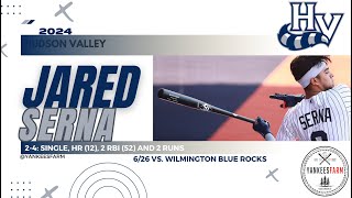 Jared Serna Vs. Wilmington Blue Rocks 6/26/24