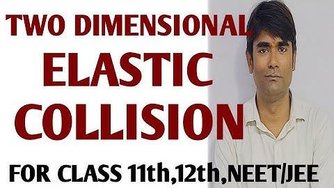 [3] Two Dimensional Elastic Collision ll Collision ll For Class 11th, 12th, NEET/JEE