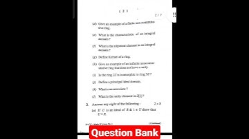 BSC 4th semester Mathematics paper-10(Ring theory )NOU UNIVERSITY-2022#shorts #trending