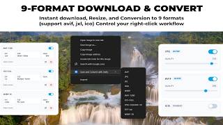 The Ultimate Right-Click Image Downloader & Converter (Support Avif, Jxl) screenshot 5